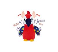 JEMINI 023863 TROPI'BIRDS Peluche Perroquet Rouge +/- 20 cm Qui répète et se dandine
