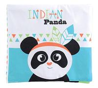 Jemini 023949 Indian Panda Mon Premier Livre Hauteur +/- 18 cm en Tissus pour Enfant
