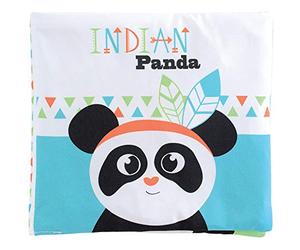 Jemini 023949 Indian Panda Mon Premier Livre Hauteur +/- 18 cm en Tissus pour Enfant