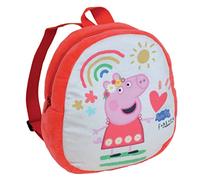 JEMINI 024205 PEPPA PIG SAC A DOS +/- 23 CM POUR ENFANT JEMINI | Sac à dos Peppa Pig | 23 Cm | Finition Douce | Licence Officielle | Bretelle réglables | Idée Cadeau | Dès 24 mois | Rose | 024205