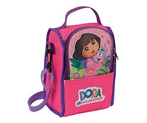 Jemini Dora Sac Isotherme à Bandoulière Bagage pour Enfant, 25 cm, 5 L, Rose