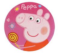 Jemini Fun House 712295 Peppa Pig Coussin Rond Rose Ø 28 cm