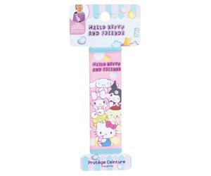 JEMINI HELLO KITTY ET SES AMIS PROTEGE CEINTURE DE VOYAGE EN PELUCHE DOUCE +/- 19 CM