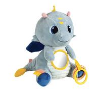 Jemini- Leon Dragon Peluche Activités +/-21 cm, 023920, Bleu