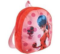 JEMINI MIRACULOUS - Sac à dos +/-28 cm pour Enfant Fille, Rouge Rouge G