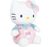 Jemini Peluche bouillotte chauffante Hello Kitty, douce, avec micro-perles d'argile, 21 cm, pour apaiser les maux de ventre et réchauffer