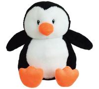 JEMINI Peluche bouillotte Pingouin - A chauffer au micro-ondes micro perles d'argile +/- 19 cm