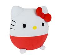 Jemini | Peluche Hello Kitty 27 cm | Coussin Doux et Moelleux | Doudou Bébé Lavable | Licence Officielle Sanrio | Jouet d'Éveil Kawaii Dès la Naissance | Idée Cadeau Enfant Anniversaire Noël | 024658