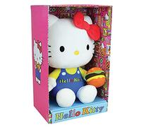 JEMINI | Peluche Hello Kitty avec Hamburger pour Bébé Dès 12 Mois | Hauteur 20 Cm | Licence Officielle Sanrio | Peluche Kawaii Collection | Création Française | Idée Cadeau