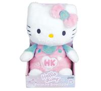 Jemini Peluche bouillotte Hello Kitty 21 cm – Doudou chauffant sans eau, micro-perles lavable