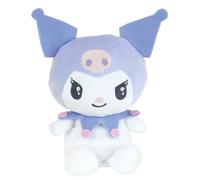 Jemini | Peluche Kuromi 13 cm | Doudou Bébé Lavable | Licence Officielle Sanrio | Jouet d'Éveil Kawaii Dès la Naissance | Idée Cadeau Enfant Anniversaire Noël | 024635