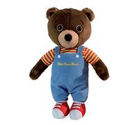 JEMINI | Peluche Petit Ours Brun 22 Cm | Doudou Doux et Fidèle au Personnage TV | Licence Officielle | Compagnon d’Éveil Bébé | Facile à Transporter | Idée Cadeau Enfant Dès la Naissance