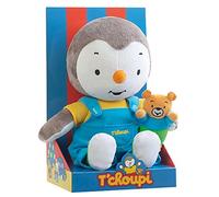 JEMINI | Peluche T'CHOUPI avec Ourson | 30cm | Finition Douce | Licence Officielle | Jouet D'Éveil Premier Age | Doudou Bébé Enfant | Lavable en Machine | Idée Cadeau Enfant Dès la Naissance | 021693