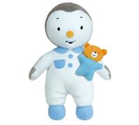 JEMINI | Peluche T'CHOUPI Luminou | 25 Cm | Brille Dans le Noir | Fonctionne Sans Piles | Doudou Veilleuse qui s'éteint Lentement | Douce | Licence Officielle | Idée Cadeau Bébé Dès La Naissance
