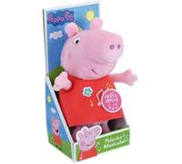Jemini Peluche musicale Peppa Pig 20 cm – finition douce – licence officielle – Rose