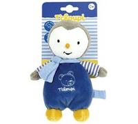 JEMINI T'CHOUPI BABY - Peluche hochet 20 cm Bleu G