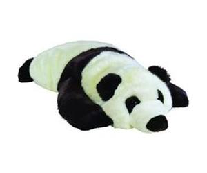 JEMINI Toodoo 23489 PELUCHE PANDA ALLONGEE Hauteur ± 70 cm Noir G