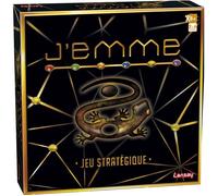 Lansay - Jeu de stratégie J'emme - Dès 8 ans, 2 à 6 joueurs, 20 min - Multicolore