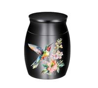Jemnpela Mini Urne Aluminium Portable Souvenir Crémation Animaux Pas Pleine Conteneur Stockage