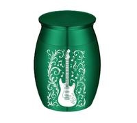 Jemnpela Mini Urne Aluminium Portable Souvenir Crémation Animaux Pas Pleine Conteneur Stockage