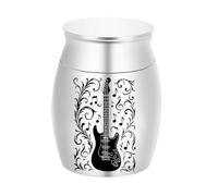 Jemnpela Mini Urne Aluminium Portable Souvenir Crémation Animaux Pas Pleine Conteneur Stockage