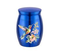 Jemnpela Mini Urne Aluminium Portable Souvenir Crémation Animaux Pas Pleine Conteneur Stockage