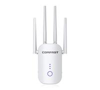 Jemora 1200 Mbps Répéteur WiFi 2,4 G/5,8 G Double Bande sans Fil pour Extension de portée WiFi Amplificateur de Signal pour la Maison fixé au Mur avec Port Ethernet Réinitialisation à Un Bouton