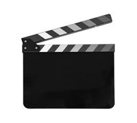 Jemora Film de Clap en Acrylique, Ardoise du réalisateur de Film, Coupe de scène d'action, Film de Clap, Ardoise effaçable à Sec