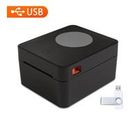 Jemora Imprimante d'étiquettes thermiques de bureau pour colis d'expédition 4x6'' Impression d'étiquettes Tout-en-un Étiqueteuse Connexion USB filaire Imprimante d'autocollants thermiques haute vitess