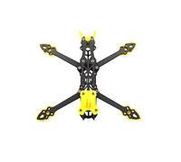 Jemora LANNRC Mark4 Cadre en Fibre de Carbone FPV 5 Pouces Empattement 225 mm Bras 5 mm Freestyle Cadre Longue portée pour Drone de Course quadrirotor télécommandé