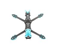 Jemora LANNRC Mark4 Cadre en Fibre de Carbone FPV 5 Pouces Empattement 225 mm Bras 5 mm Freestyle Cadre Longue portée pour Drone de Course quadrirotor télécommandé