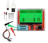 Jemora LCR-T10H Transistor Meter Multi-Function Capacitance Resistance Tester Grand écran Graphique Transistor Meter pour Diode Condensateur Résistance Transistor