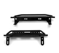 Jemora Marchepieds de pédale latérale en métal pour marchepieds de Rechange pour TRAX4 1/10 Télécommande Crawler Body Shell Accessoires (Noir)