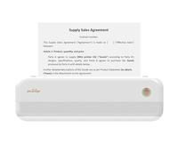 Jemora P40 Imprimante Thermique Portable A4 sans Fil Support d'imprimante Photo Mobile 2''/3''/4''/216 mm/210 mm Largeur de Papier A4 et A5 Impression sans Encre Fichier PDF Page Web Image de