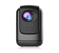 Jemora Projecteur 1080P Home Cinéma Android 9.0 Vidéoprojecteur Prise en Charge du décodage 4K Écran 100 Pouces Même Technique d'écran Projecteur de Film avec Base Rabattable à 180° Fonction Keystone