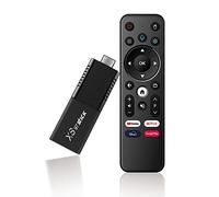 Jemora TV Stick pour Android 10.0 Smart TV Box Streaming Media Player Streaming Stick 4K Prise en Charge HDR WiFi intégré avec télécommande (2 Go de DRAM + 16 Go de Flash)