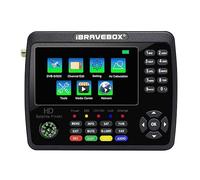 Jemora V10 Finder Max HD Satellite TV Signal Finder DVB-S/S2/S2X Digital Handheld Signal Meter Satellite Finder H.265 4,3 pouces LCD pour régler la parabole satellite