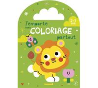 J'emporte mon coloriage partout (2-3 ans) (Lionceau) - Estelle Tchatcha - Hemma - broché - Livre-jeu