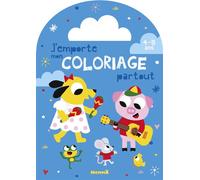 J'emporte mon coloriage partout (4-5 ans) (Animaux musique) - Monsieur Dupont - Hemma - broché - Document jeunesse