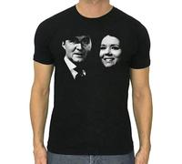 JemTo John Steed and Emma Peel T Shirt New Men Black Or Dark Gray to Macnee Rigg T-Shirt Black S