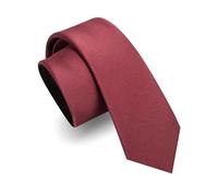 JEMYGINS Cravate Homme Mate 6CM Étroit Slim Plusieurs Couleurs Disponibles en Soie Compris Boîte