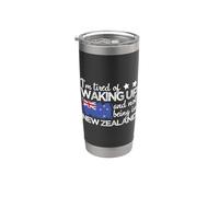 J'en ai assez de me réveiller et de ne pas être en Nouvelle-Zélande Funny NZ Gobelet isotherme en acier inoxydable double paroi
