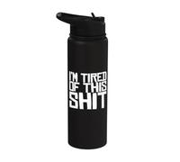 J'en ai marre de tout ça Stainless Steel Insulated Water Bottle