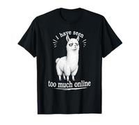 J'en AI trop vu en Ligne Funny Llama Meme Animal Vintage T-Shirt