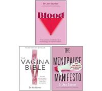Jen Gunter 3 Books Collection Set (Blood, The Menopause Manifesto, The Vagina Bible)