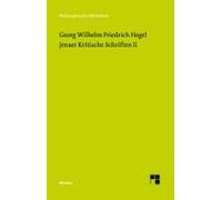 Jenaer Kritische Schriften Ii
