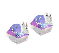 Jenalinng 1 paire de protections d'orteils en PVC pour roller, patins à roulettes, protection des orteils