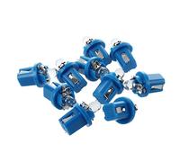 Jenbnoau 10 X T5 Bleu LED Voiture Jauge Tableau de Bord Tableau de Bord Ampoule Lampe