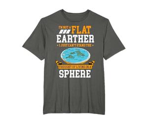 Jene suis pas un terrien plat La Terre est plate Costume T-Shirt
