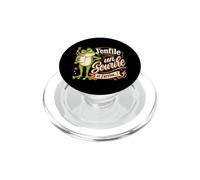 J'enfile Un Sourire et j'arrive Humour de Grenouille râleur PopSockets PopGrip pour MagSafe